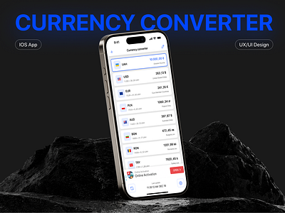 Finance Mobile IOS App app currency design finance ios ui ux