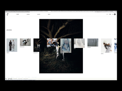 Immersive Fashion Archive Website Design archive interface artistic direction brand storytelling conceptual design dynamic grid editorial style fashion archive fashion website gallery showcase immersive visuals intuitive flow minimal layout portfolio presentation typography ui design user journey ux concept ux ui design visual hierarchy website design