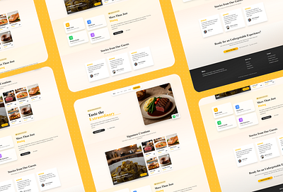 🍝 Bites Restaurant Landing Page landing nextjs uiux webdesign