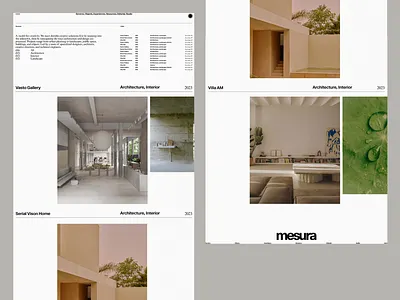Refined Web Design for Architecture architecture website art direction case studies content focused creative studio digital presentation editorial ui elegant interface image hierarchy interior showcase layout exploration minimal design modern interface portfolio grid project display responsive design ui design ux design visual storytelling