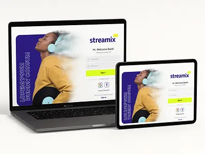 Streamic Music /Video Creator app design app ui creative app design creative design creative ui design graphic design illustration music app tranding ui ui ux video app web design