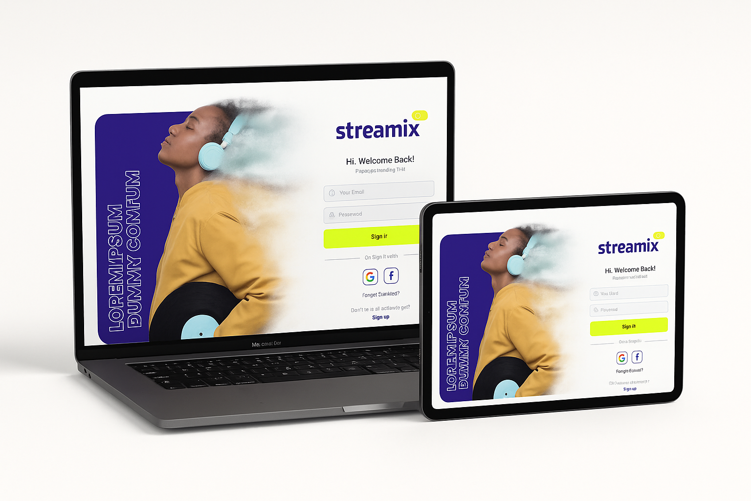 Example of Professional Web Design Services