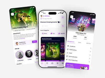 🎟️ Event App UI Design android app app design app ui design booking app club booking app design event app event booking app event management app event website design figma figma app design ios app design mobile app design ticket booking app ui ui design uiux ux web design