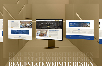 Real Estate Website Design figma landing page design property website real estate responsive design uiux ux research wordpress