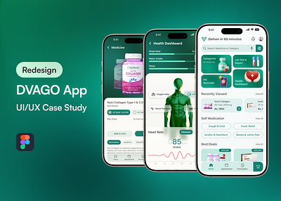 DVAGO App Redesign- UI UX Case Study ui ui visually uiux user experience ux ux case study