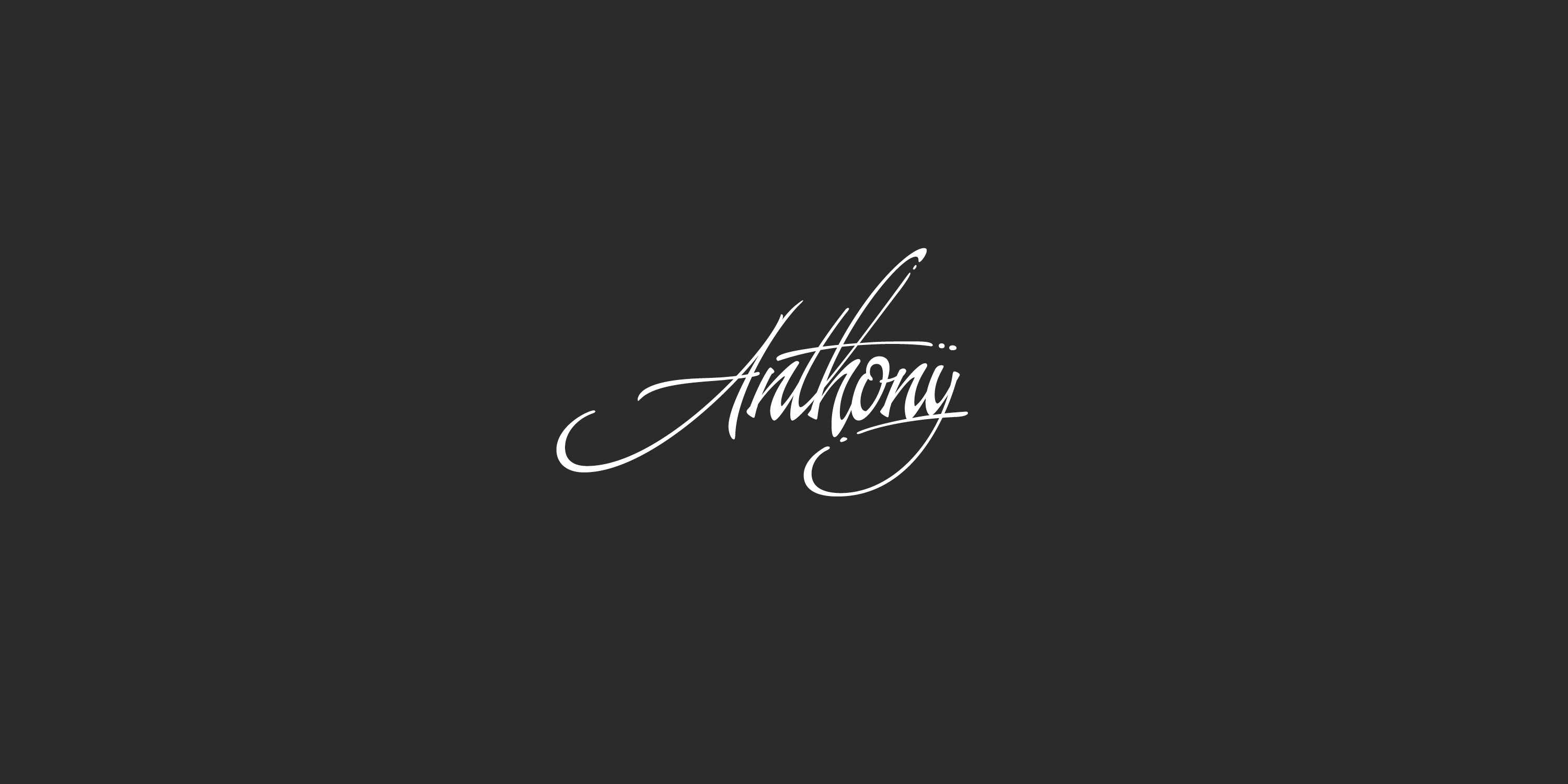 Anthony // Lettering design font lettering letters logo type typeface typography