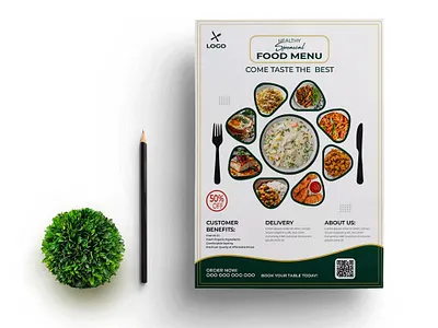Unique Food Flyer Design adobe illustrator brand identity branding design flyer design food flyer design graphic design illustration logo unique food flyer design vector