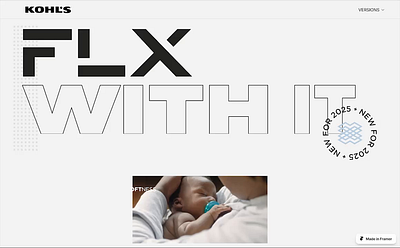 Video Scroll Effect animation figma flx framer kohls kohls.com parallax prototype scroll transition video