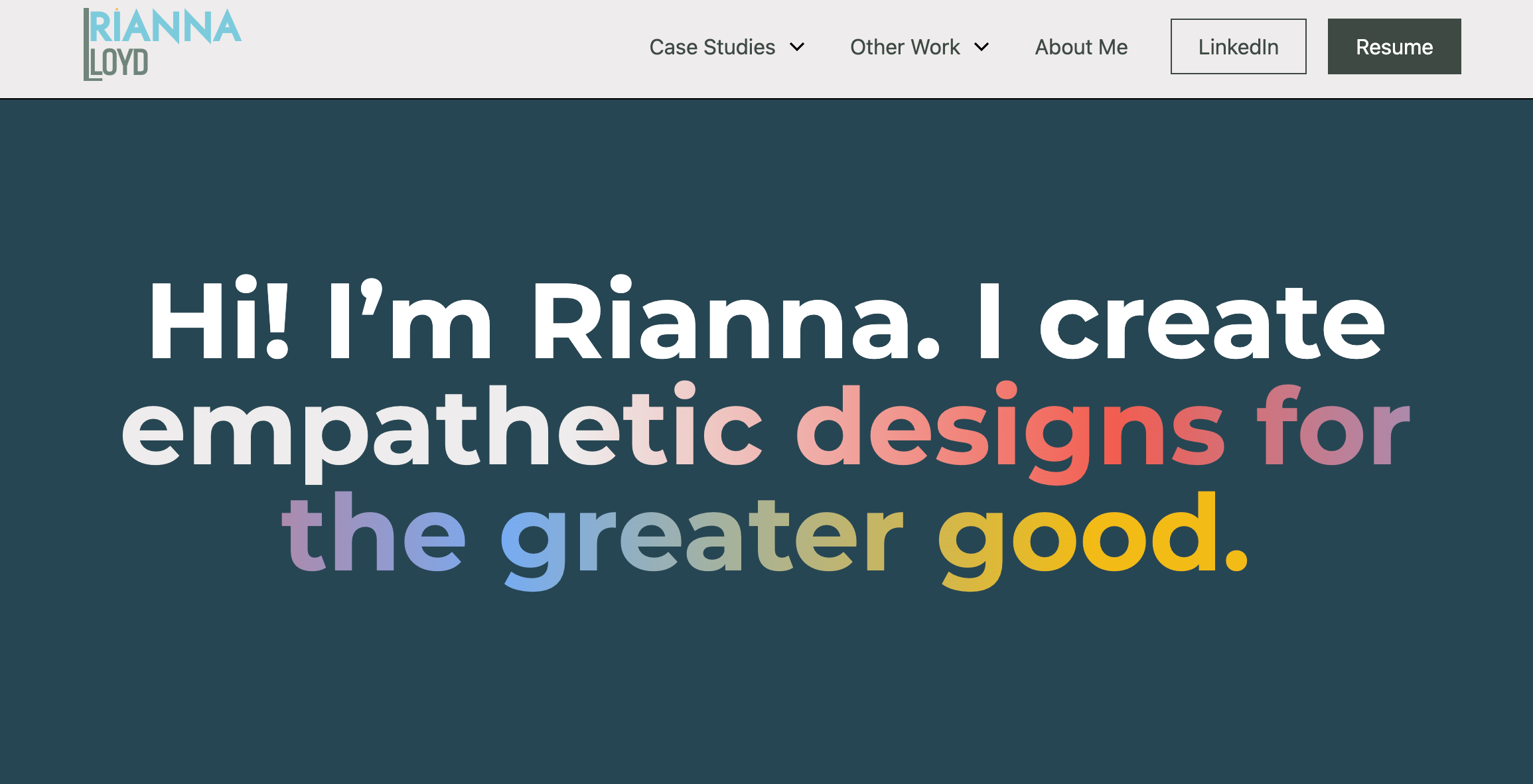 Portfolio: Homepage branding design ui ux ux design portfolio