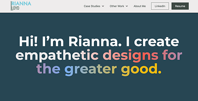 Portfolio: Homepage branding design ui ux ux design portfolio