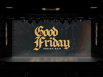 Good Friday Template Pack branding church design digital design graphic design grunge graphic social media