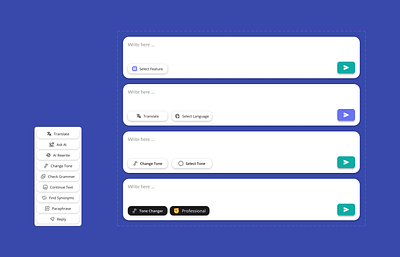 WRITELIKEPRO AI keyboard companion webapp chat features ai chat ai chat interface ai feature ai features ai interface app branding chat chat ai chat features chat interface design exclusive exclusive ai feature logo minimalist ui web app web application website
