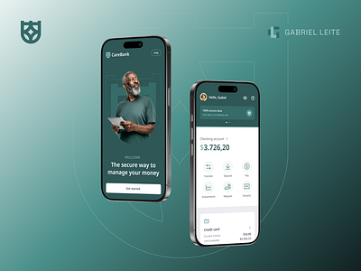Mobile Banking App - UX/UI Design app bank banking credit card figma finance graphic design onboarding tranfer ui ux