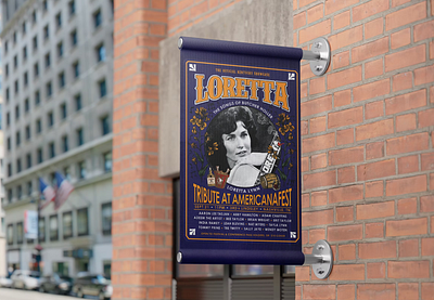 Event Poster Design branding design digital design editorial design event poster design graphic design illustration loretta lynn marketing poster design