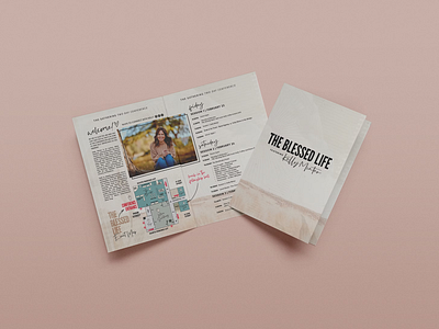 Order of Events bifold design church bulletin church flyer editorial design event bifold event bulletin event flyer graphic design marketing design order of events