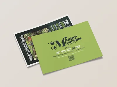Event Postcard branding concert design concert flyer editorial design editorial layout event design event postcard design flyer design graphic design illustration logo design marketing design postcard design