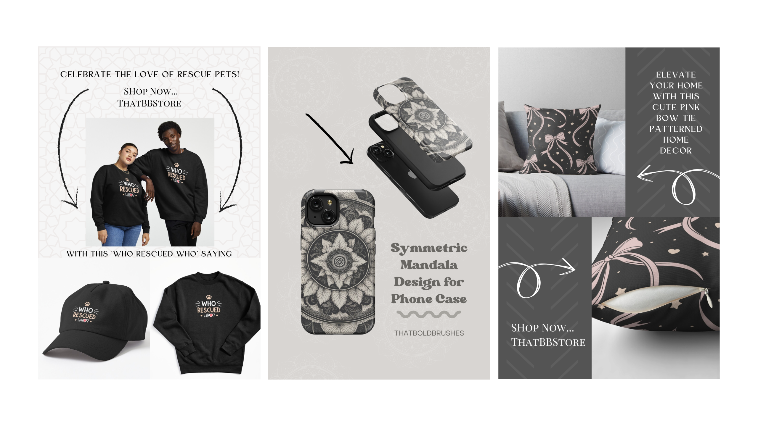 Brand-Consistent Pinterest Pins - Apparel Phone Cover Home Decor ai art apparel design branding consistent branding ecommerce design graphic design home decor mockup pinterest marketing pinterest pin design product promotion social media t shirt designs