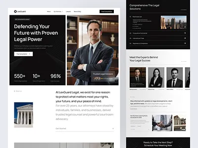Law Firm Website attorney business court democracy design judge justice landing page law law firm lawyer legal legislation ui website