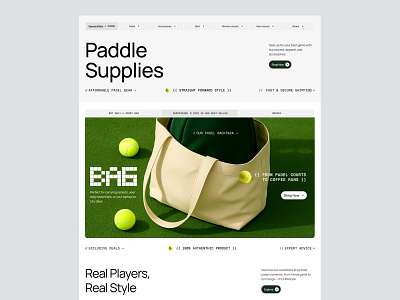 Padds - Paddle Supplies eCommerce Store agency branding community design ecommerce elementor framer landing online paddle page shop sport store ui webflow website wordpress