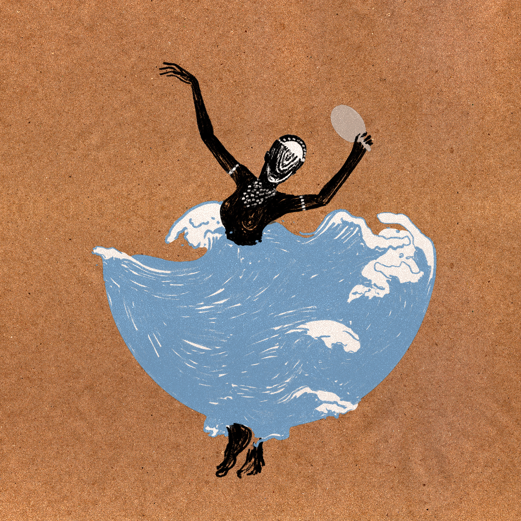 Orixás Yemanjá batuque brasilian orixas illustration orixas