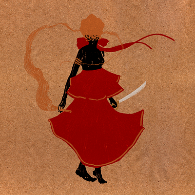 Orixás Oya batuque brasil brasilian orixas iansa illustration oya