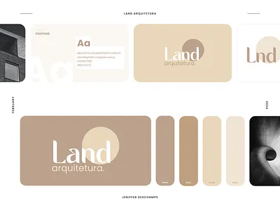 Land Arquitetura – Branding branding design logo typography