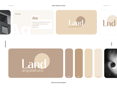 Land Arquitetura – Branding branding design logo typography