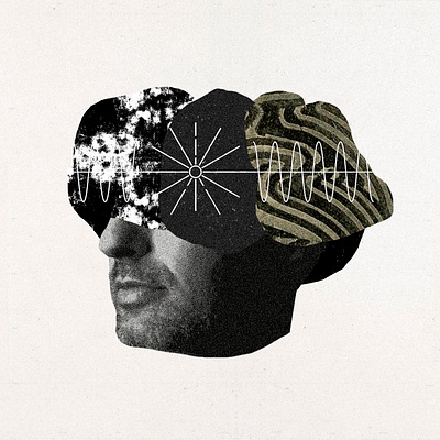 Music cover collage illustration music music cover