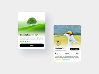 Card UI Design app card ui ui