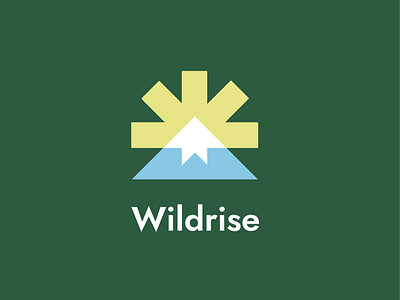Wildrise Logo branding design graphic design logo
