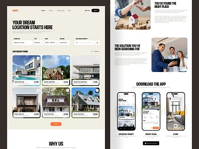 Real Estate Website booking website property buying website real estate real estate website ui web web design website