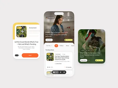 Article/News Mobile App article clean design kretya minimal minimalist minimalist design mobile mobile app mobile app design mobile app minimalist news news app news mobile app social social app ui