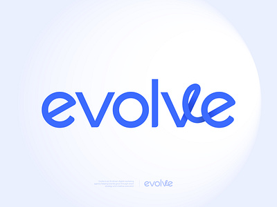 Evolve Logo Design (Wordmark logo) brand branding digital marketing agency identity logo logo design logodesign logos logotype mark marketingagency modern logo symbol typography logo vector wordmark wordmark logo