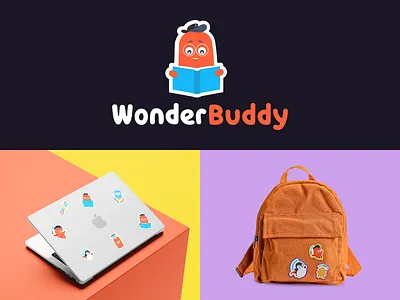 Wonder Buddy Brand Identity brand design brand identity brand visual branding colors edtech education graphic design modern logo online learning platform typography ui ux visual identity website website design