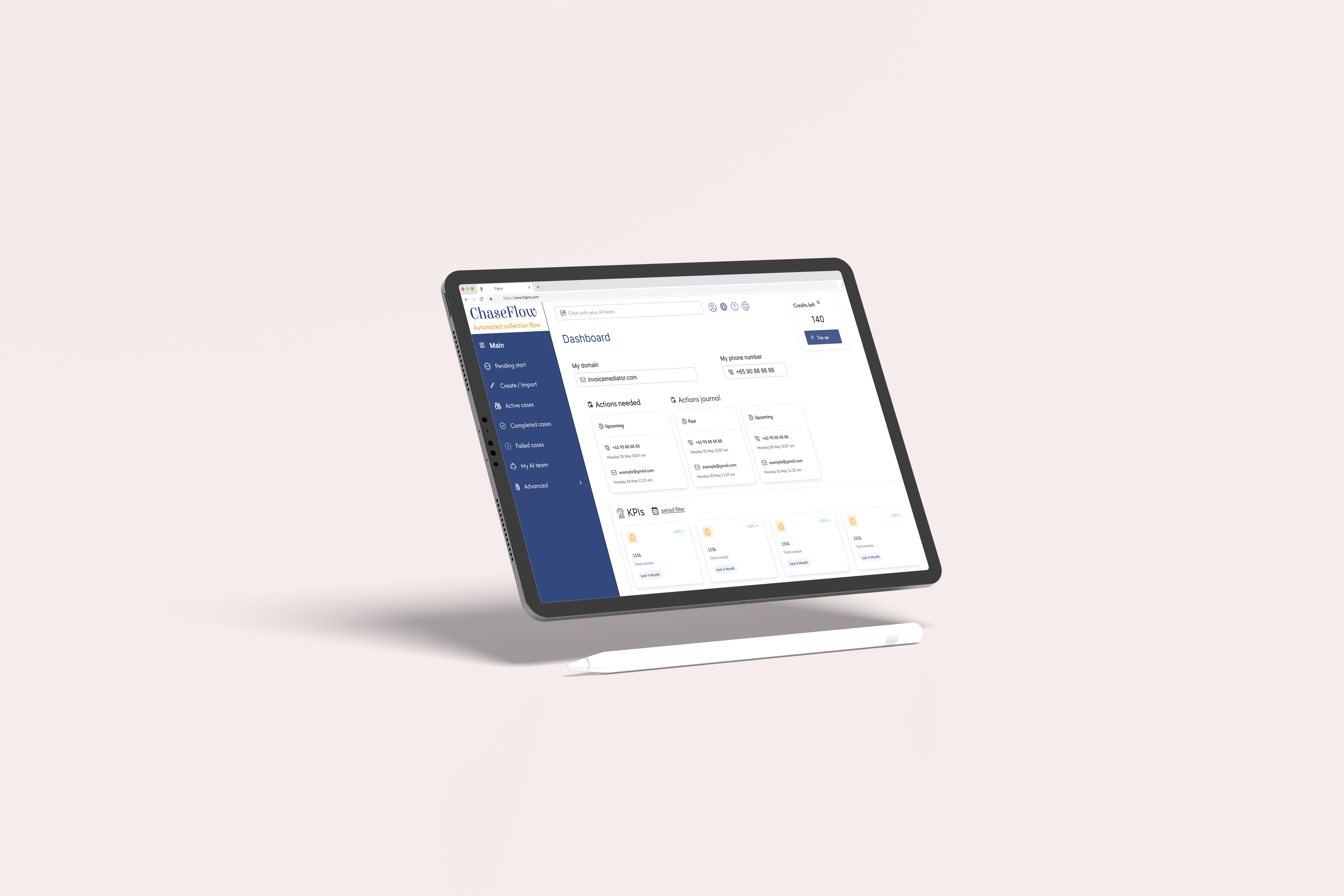 Example of Dashboard UI/UX Design For Web & Admin