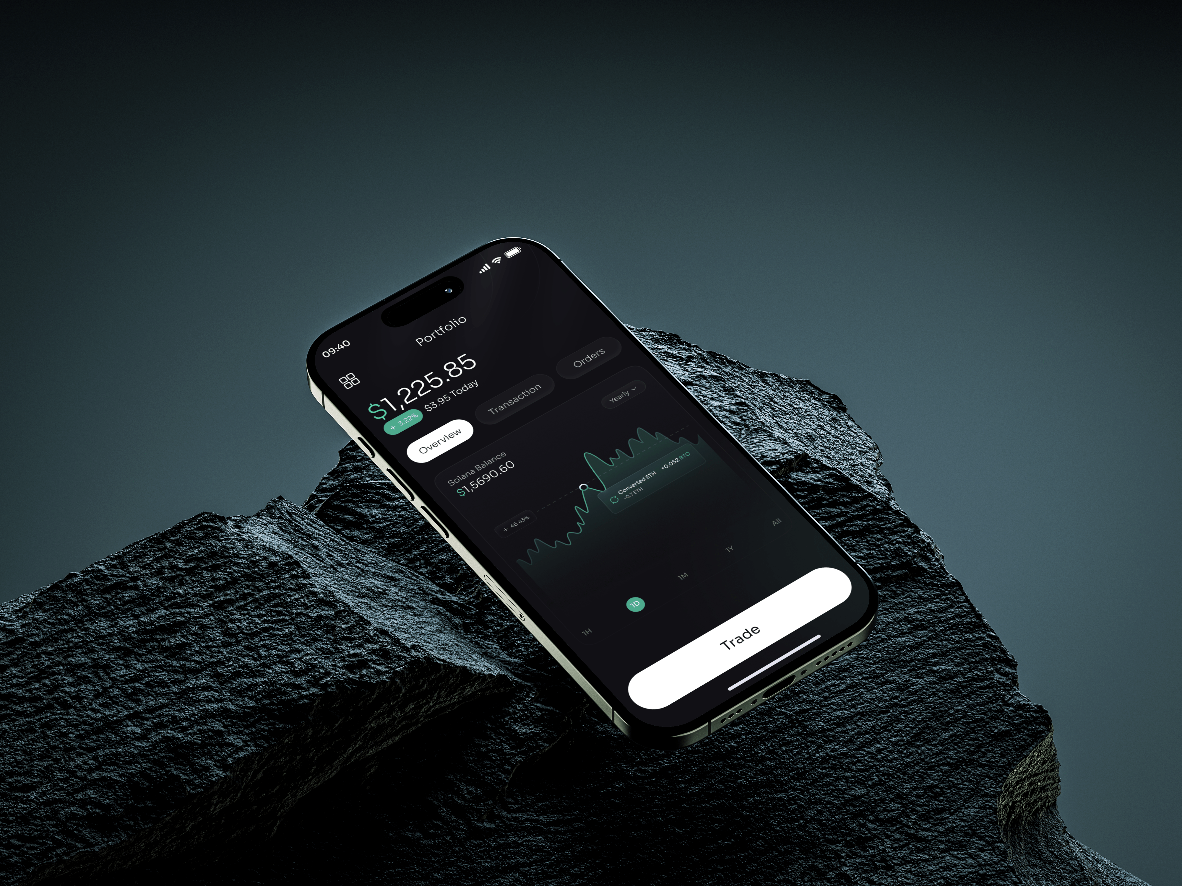 Crypto Trading Mobile App app app design bitcoin blockchain crypto app crypto trading crypto wallet cryptocurrency ethereum exchange finance ios mobile app mobile app design mobile ui product design trading