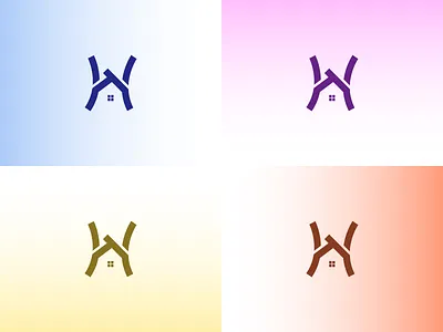 H + Home - Real Estate Logo Concept app icon brand identity branding creative logo h logo home logo letter logo letter mark logo design modern logo monogram real estate logo