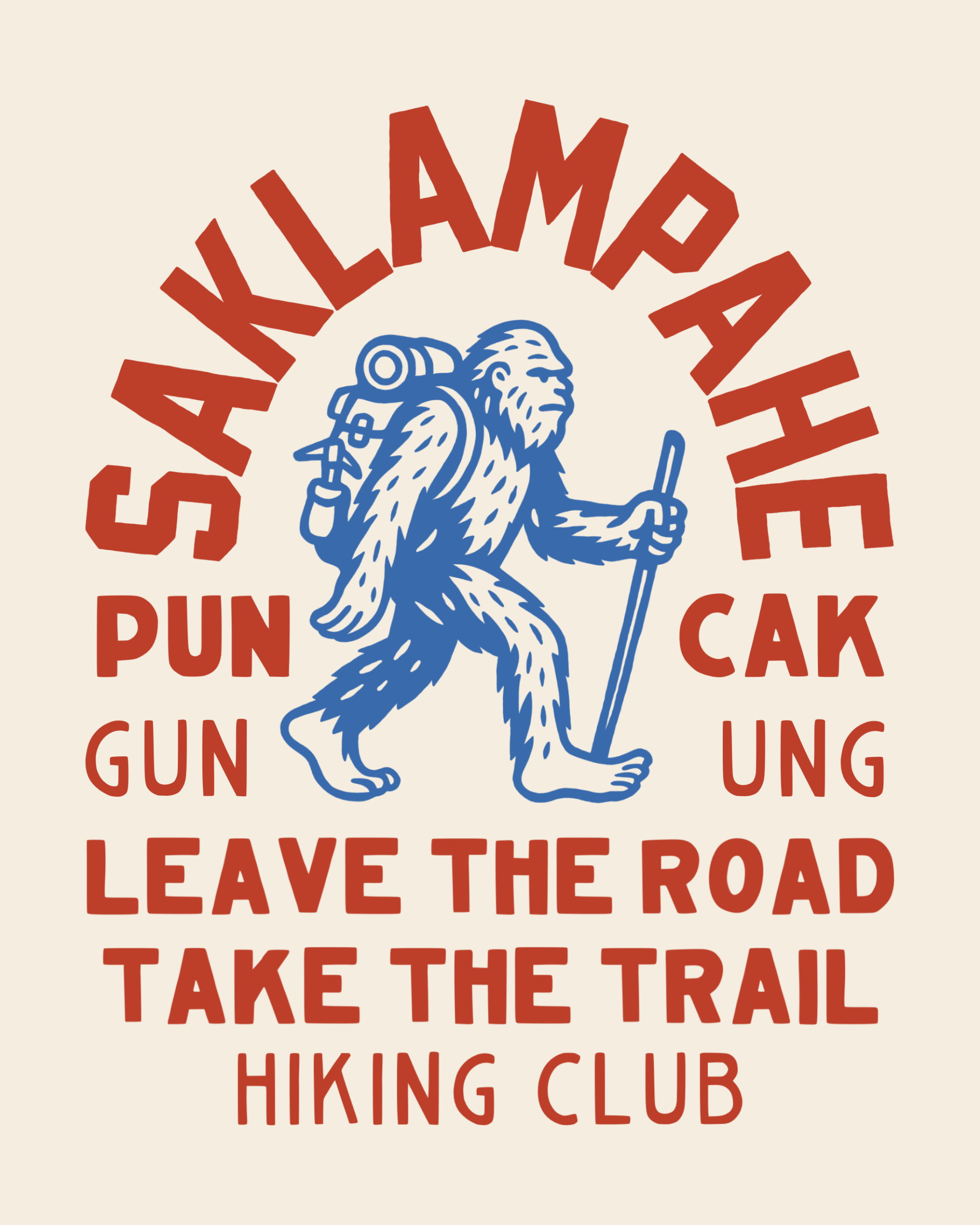 Saklampahe Hiking Club branding design graphic design illustration logo logo types retro types vector vintage vintage illustration