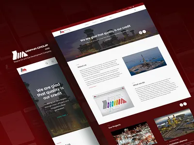 Industrial Elegance UI clean ui design design process figma high fidelity homepage industrial ux landing page prototype responsive design ui ui design uidesign uiux ux ux design web design website