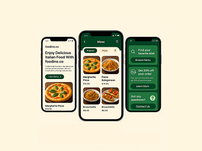 Food Delivery App UI – Italian Cuisine Experience 🍕 app app design branding creative dark mode ui delivery app design digital agency food app food ui graphic design illustration logo mobile ui modern restaurant app ui ui design