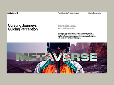 MetaGrid. application design experience framer interface template ui ux