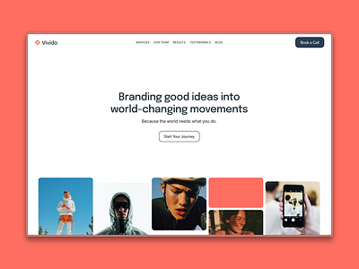 Vivido — Impact-Driven Agency Framer Website casestudy