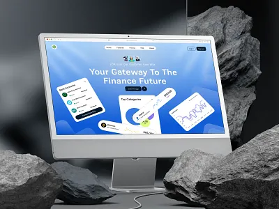 Finance Landing Page b2b banking banking app clean ewallet finance financial fintech fintech app landing page modern money saas transactions transfer ui ux wealth management web design website