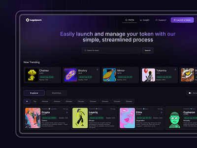 Vantixa | Web3 Token Launch & Social Platform Design 3d ai tokens blockchain ui branding crypto crypto app design crypto platform dark mode ui dashboard design defi gamified ux layer3 nft social crypto token launch token tracker wallet dashboard web3 web3 ux