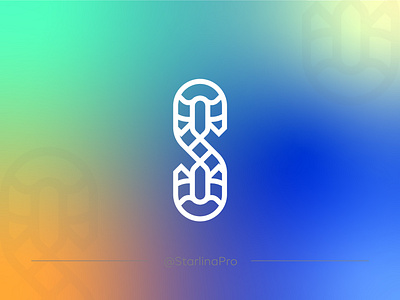 Letter S Logo Monogram brand logo branding creative logo design elegant logo initial logo letter s letter s woven logo logo design minimal logo minimalist minimalist logo modern logo monogram s initial s logo s monogram tech logo timeless logo woven logo