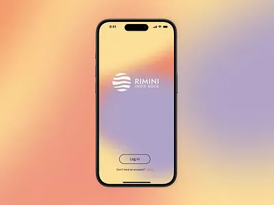 Splash screen animation concept for music event app animation app button concept design system event gradient indie login minimal mobile motion graphics music splashscreen ui video