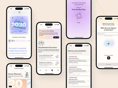 Habit Tracking Mobile App Design app design app interface app interfaces application design dashboard ui interactive design mobile app design mobile app ui mobile dashboard mobile ui mobile ux modern app ui ui design ui ux design