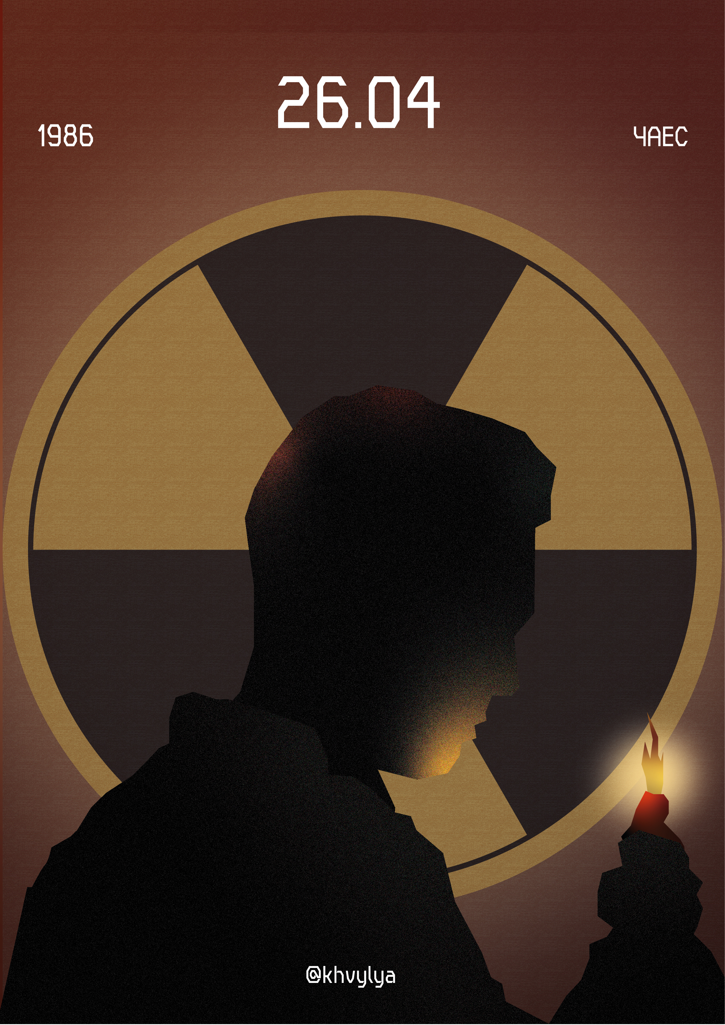CHNPP 1986 atomicenergy chernobyl chernobyl1986 conceptart darkillustration digitalillustration editorialillustration ghosttown posterdesign radioactivity ukrainianhistory ukrainiantragedy visualnarrative