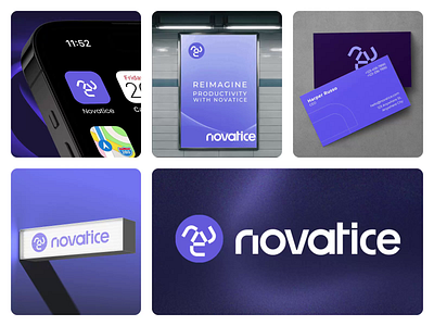 Novatice Branding: Next-Gen Lifestyle Tech for Gen Z animation app brand identity branding design graphic design icon illustration logo logo design logo mark logotype motion graphics typography ui ux vector visual identity web
