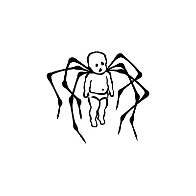 Spider baby Logo baby buy child creepy insect logo logos logotype monster sale spider spiderdoll
